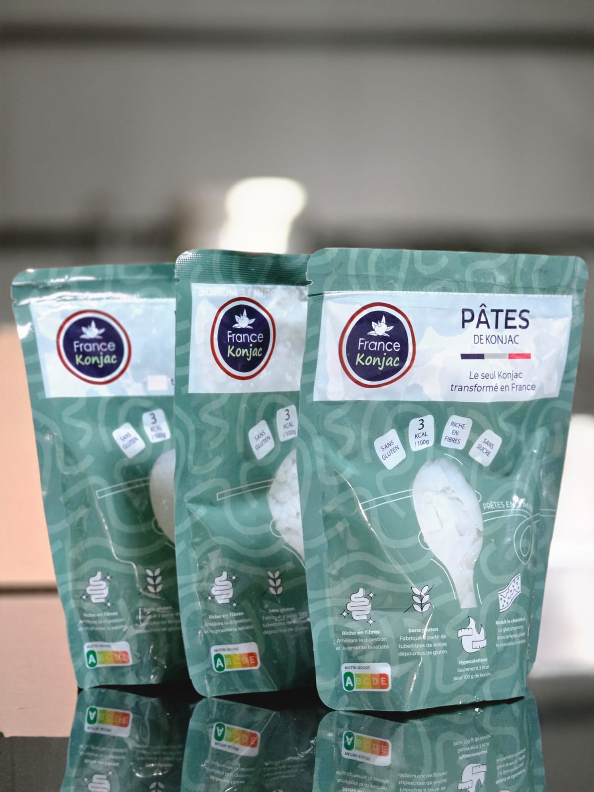 Assortiment de pâtes, perles et riz de Konjac Nature (6 sachets)