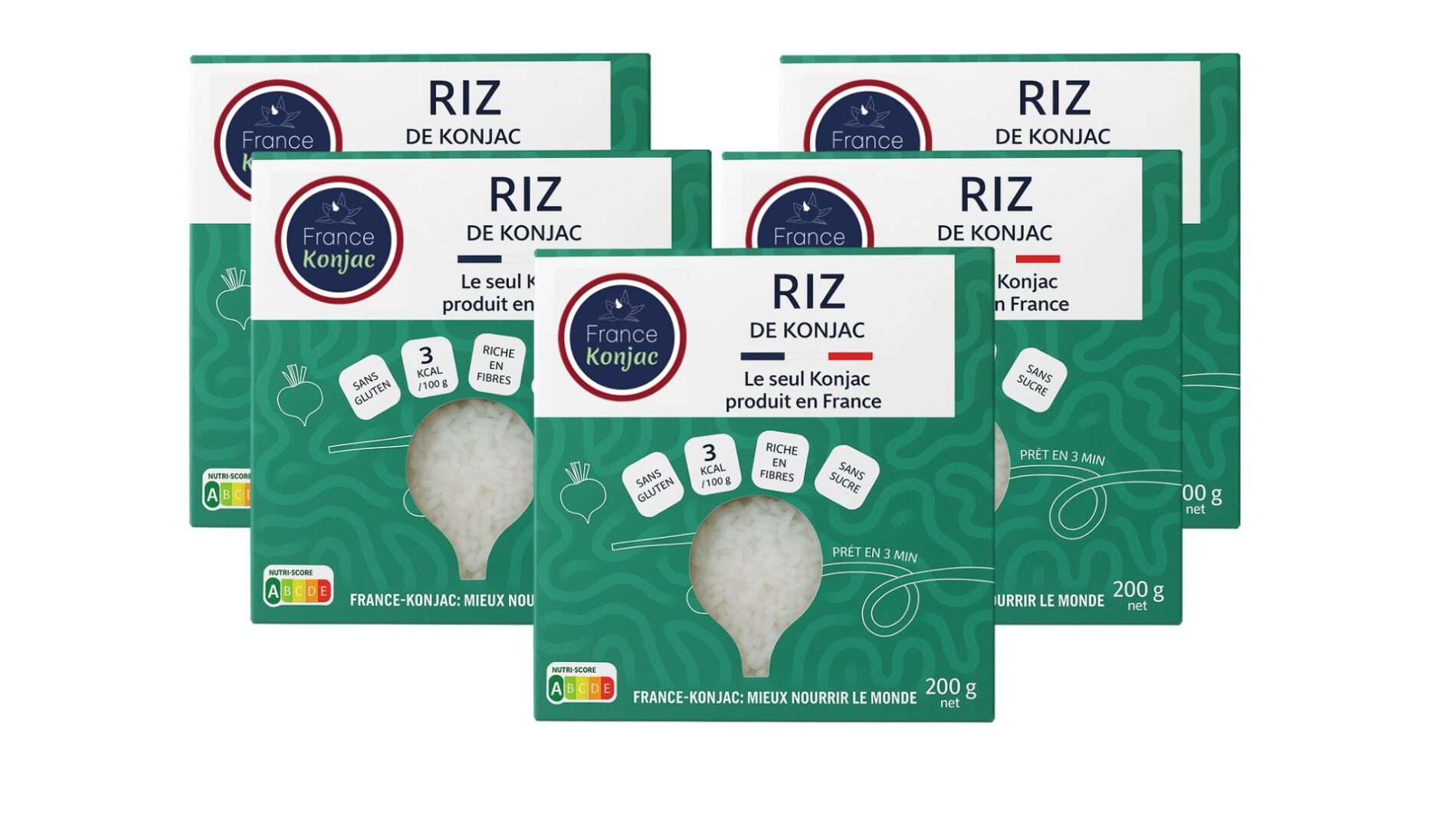 Riz de Konjac Offre spéciale 5 étuis