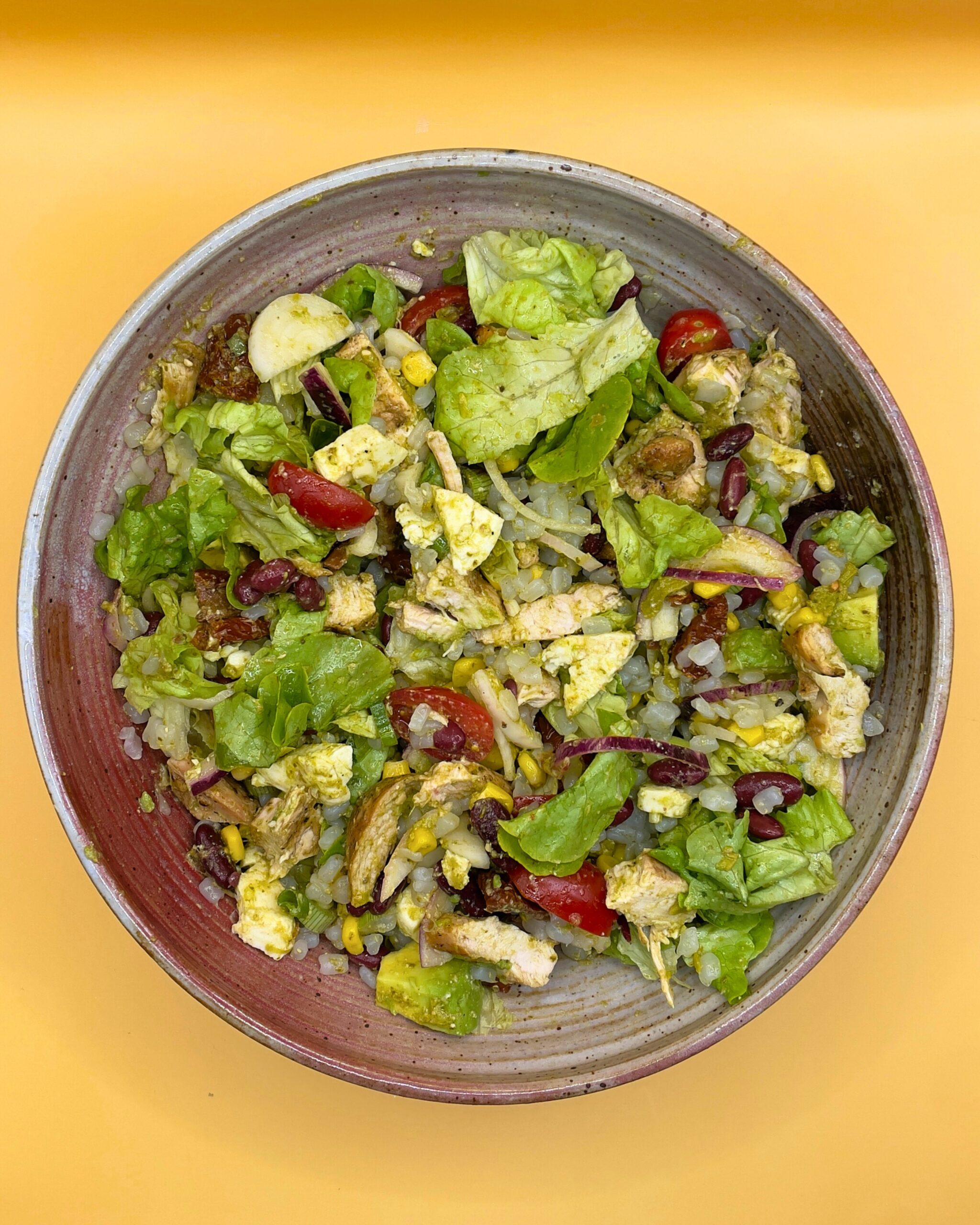 Salade de perles de konjac